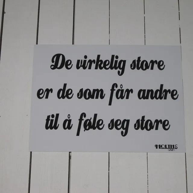 Plakat med motivasjonstekst