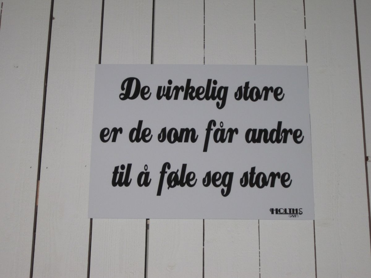 Plakat med motivasjonstekst