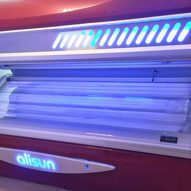 Rød Solarium-seng